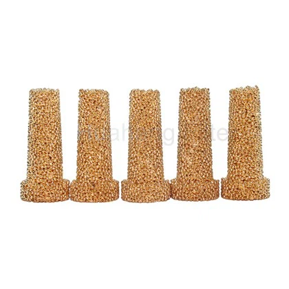 Élément filtrant en poudre frittée en bronze personnalisé 8x18